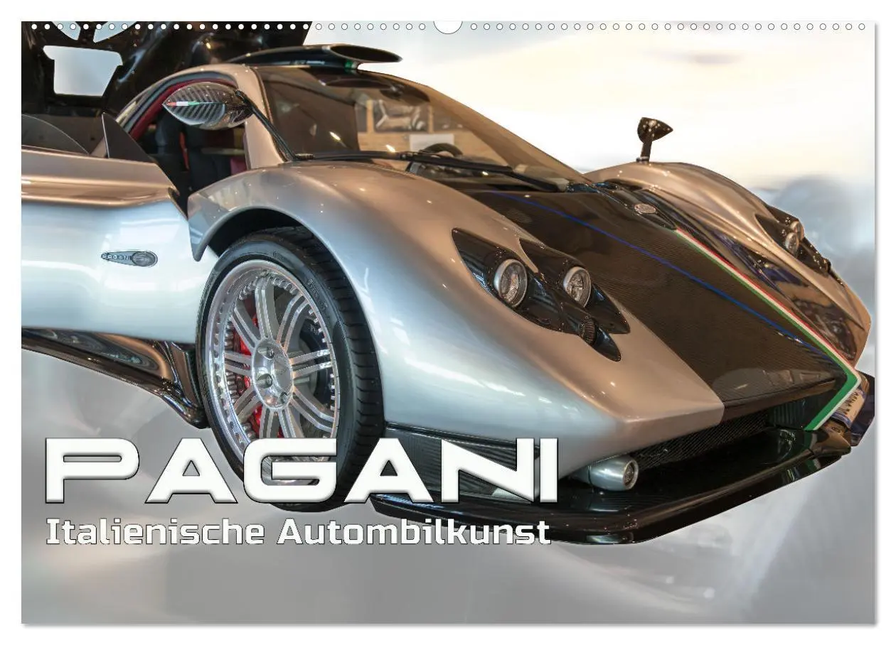 Cover: 9783457499856 | Pagani italienische Automobilkunst (Wandkalender 2026 DIN A2 quer),...